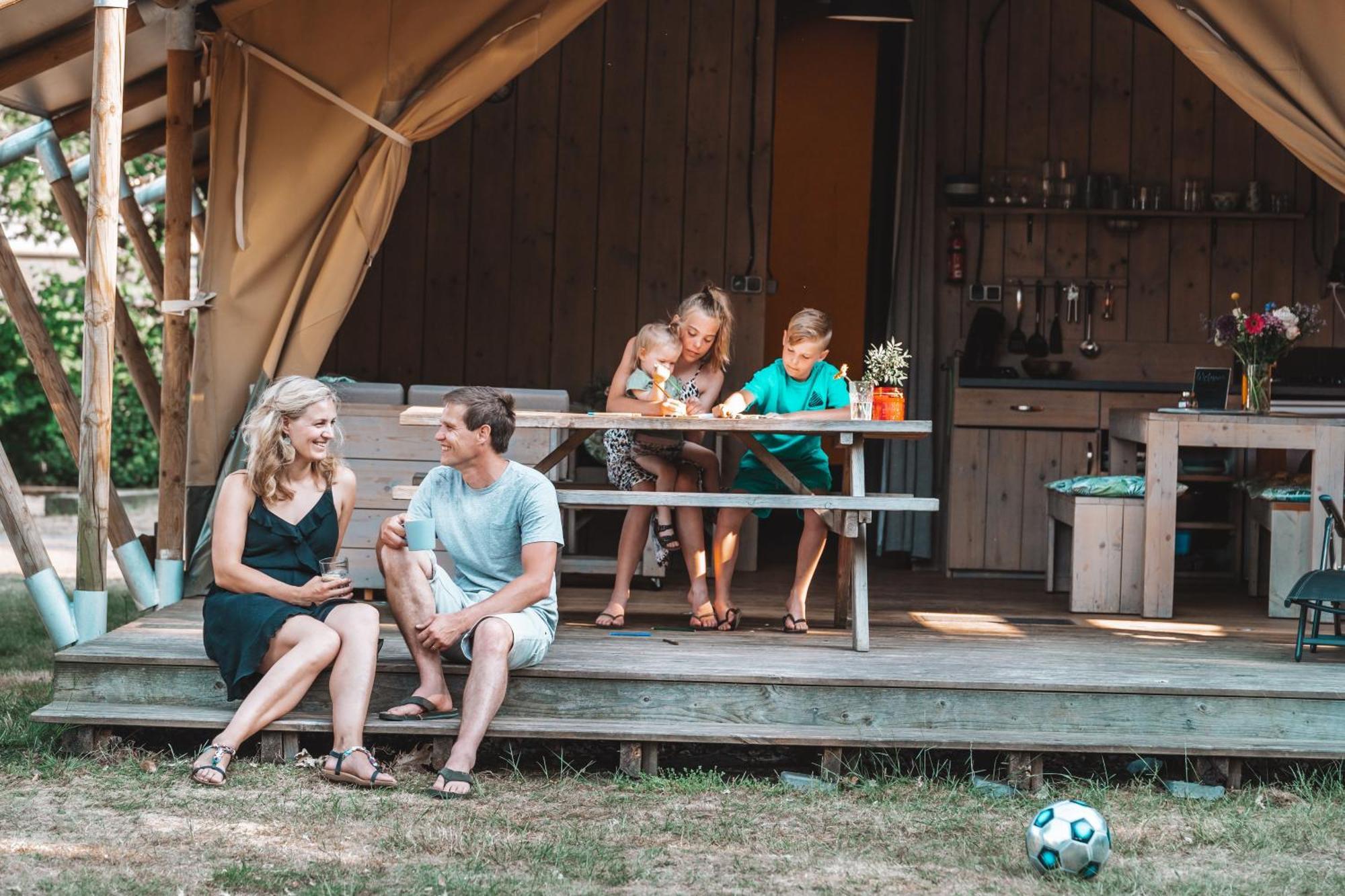 Glamping Holten Luxe Safaritent 1 Экстерьер фото