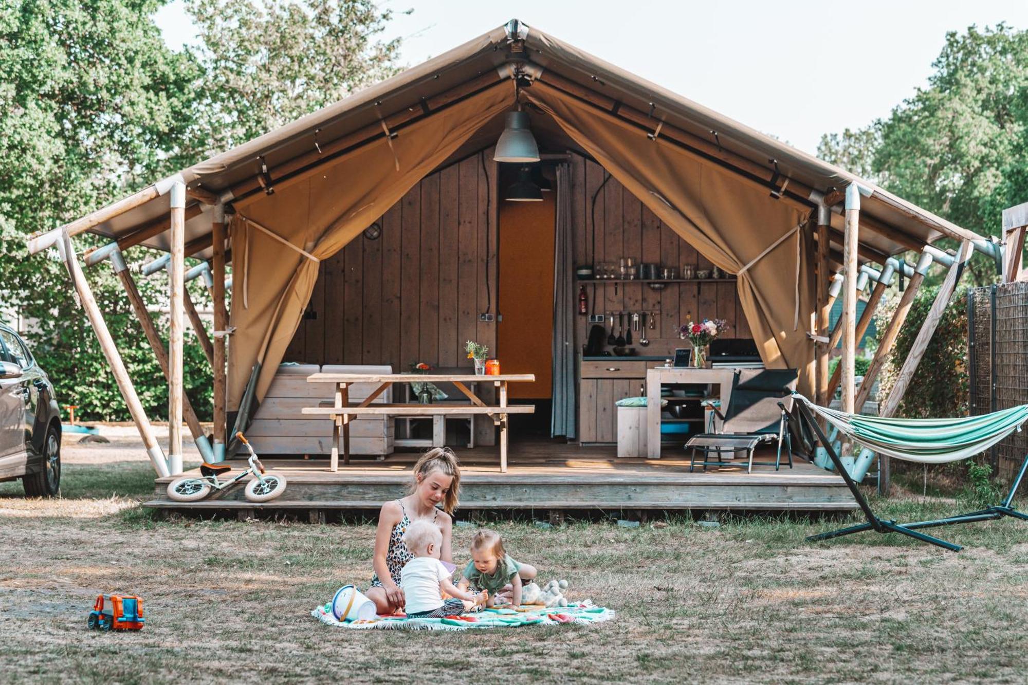 Glamping Holten Luxe Safaritent 1 Экстерьер фото